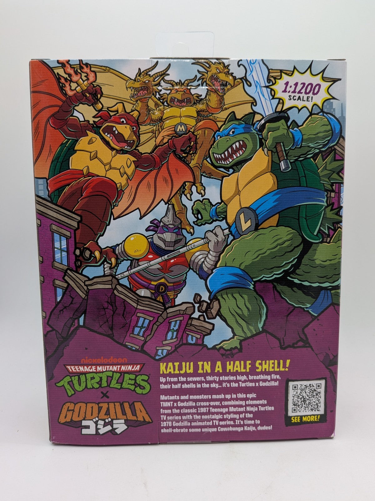 Playmates 2026 TMNT x Godzilla Mikey x King Ghidorah Action Figure 