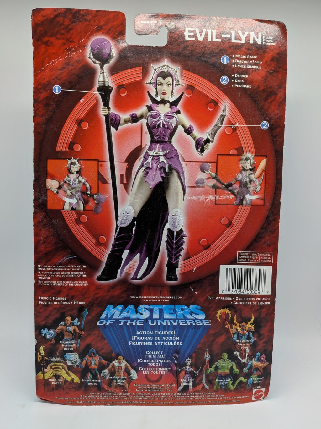 Mattel 2002 Masters of the Universe Evil-Lyn Action Figure (200x)