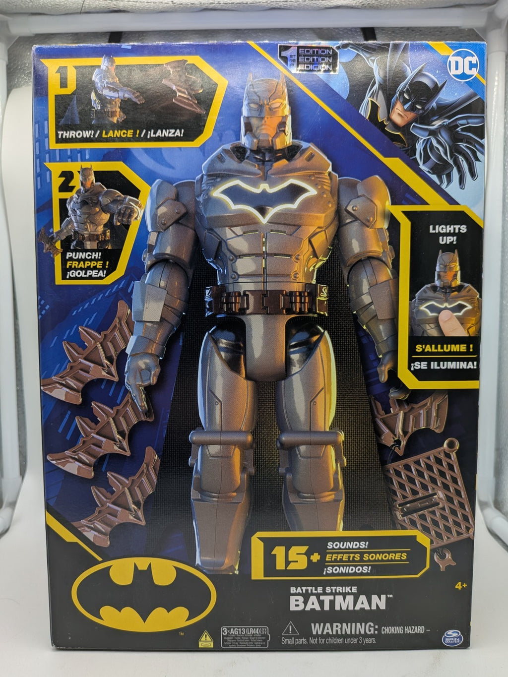 Spin Master 2021 DC Batman Battle Strike 12" Action Figure