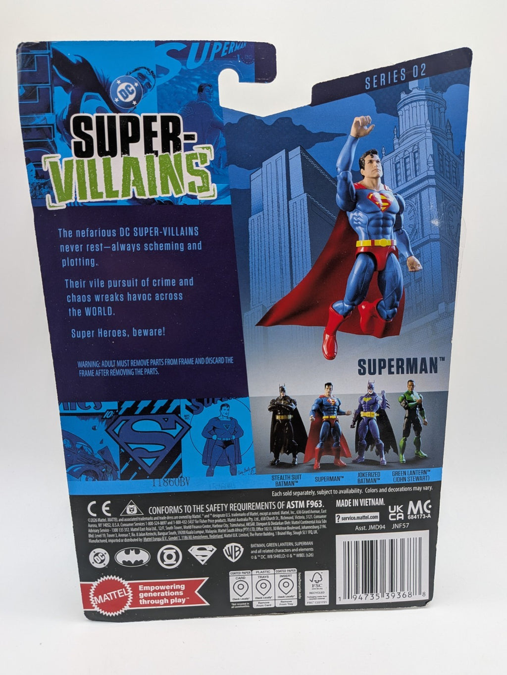 Mattel 2026 DC Premier Core Superman Action Figure 
