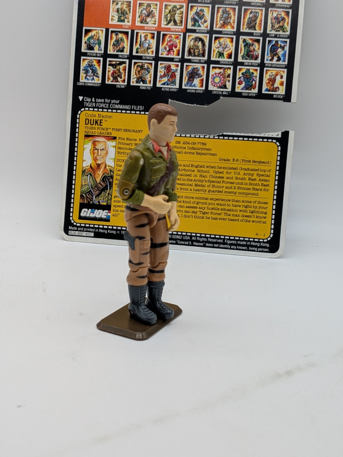 Hasbro 1988 G.I. Joe Tiger Force Duke Action Figure (Complete)