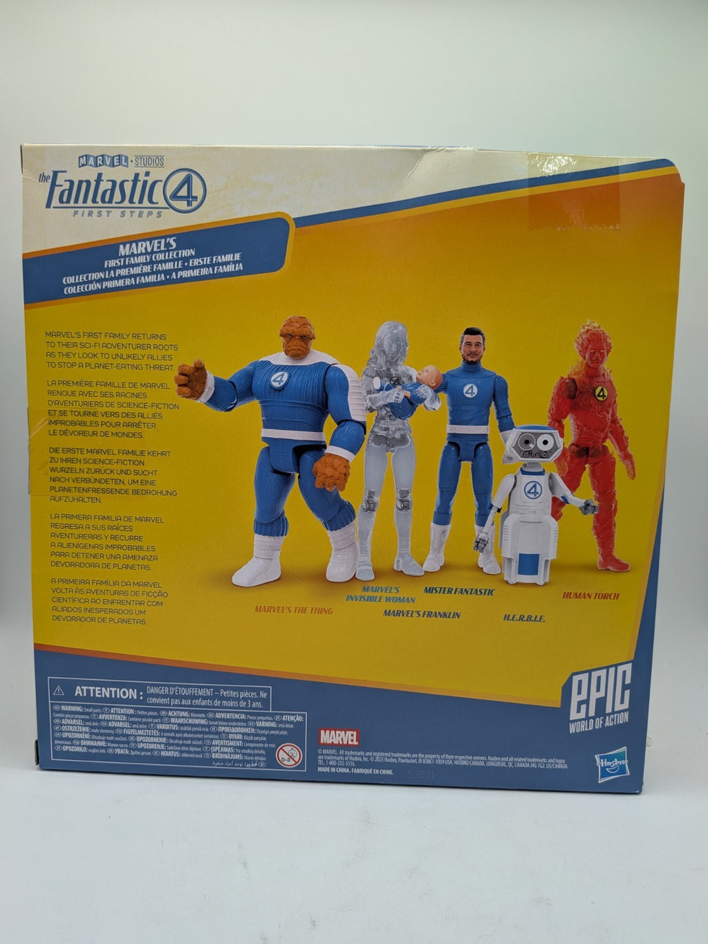 Hasbro (2025) Fantastic Four First Steps First Family Collection Figure Set 