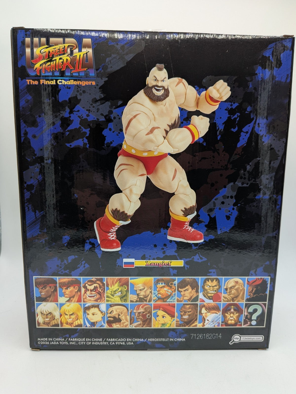 Jada Toys 2026 Ultra Street Fighter II The Final Challengers Zangief Figure 