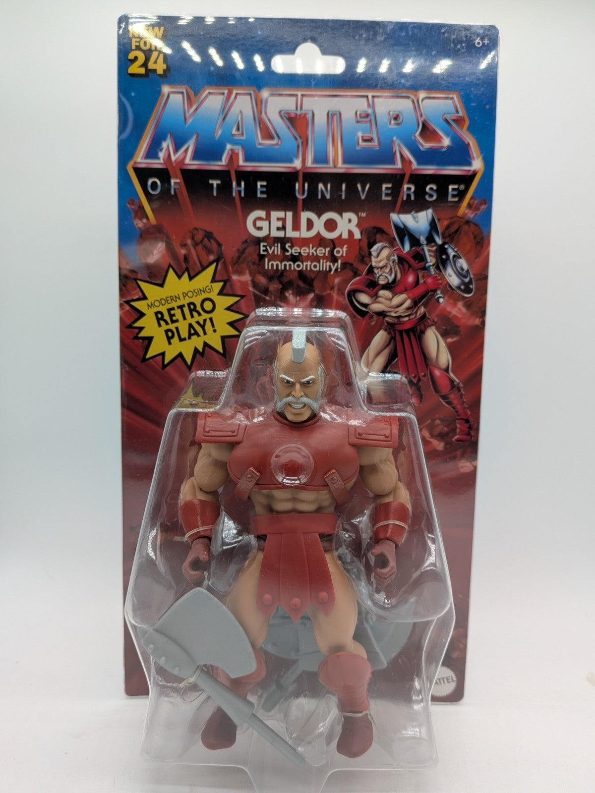 Mattel (2024) MOTU Origins Geldor Masters of the Universe Action Figure 