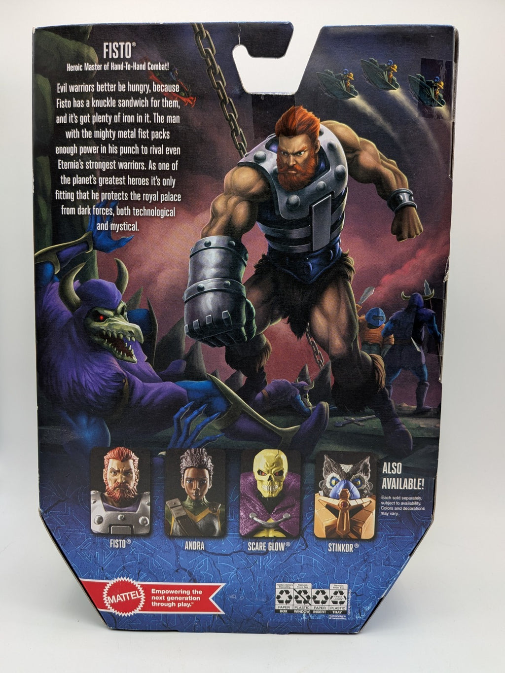Mattel 2021 Masters of the Universe Revelation Fisto Action Figure 