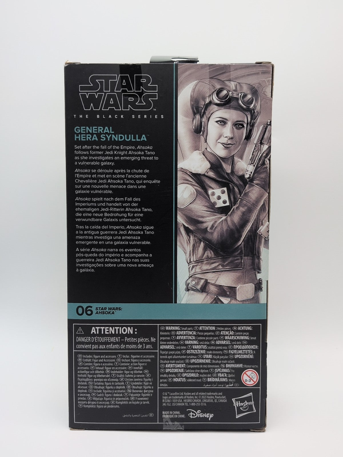 Hasbro 2023 Star Wars Black Series (Ahsoka) General Hera Syndulla Action Figure