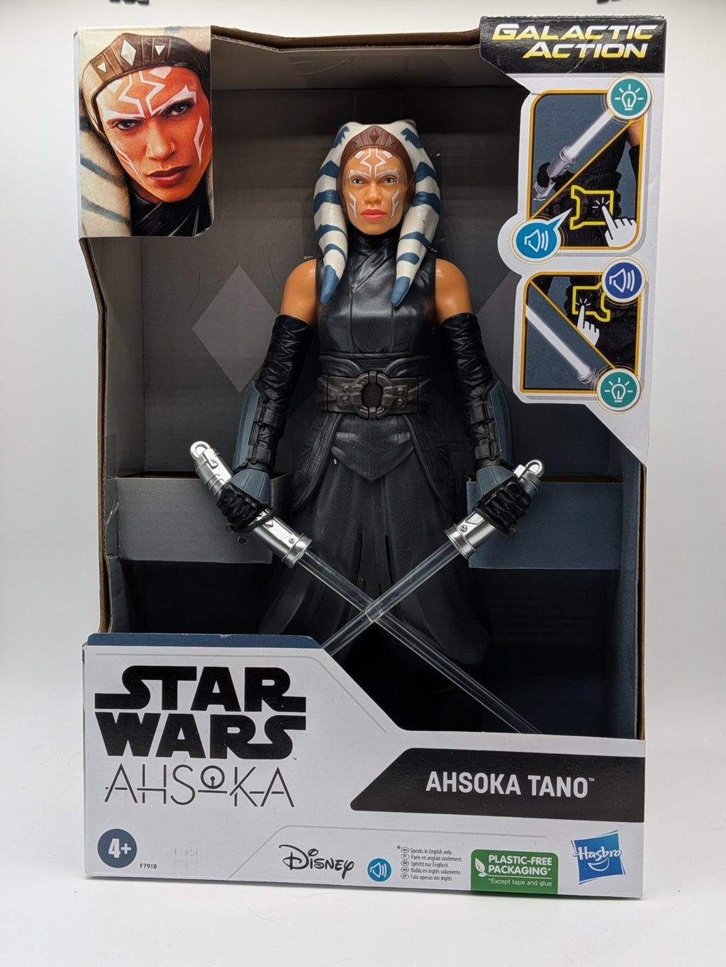Hasbro 2023 Star Wars Galactic Action Ahsoka Tano 12" Action Figure 