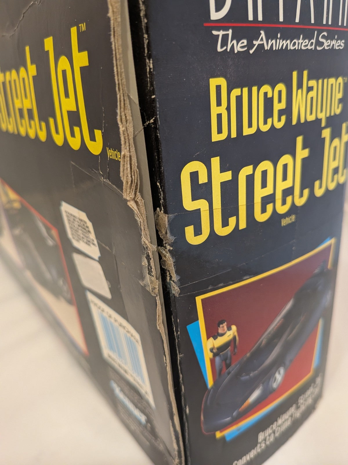 Kenner 1993 Batman Animated Bruce Wayne Street Jet Includes Bruce Wayne Figure