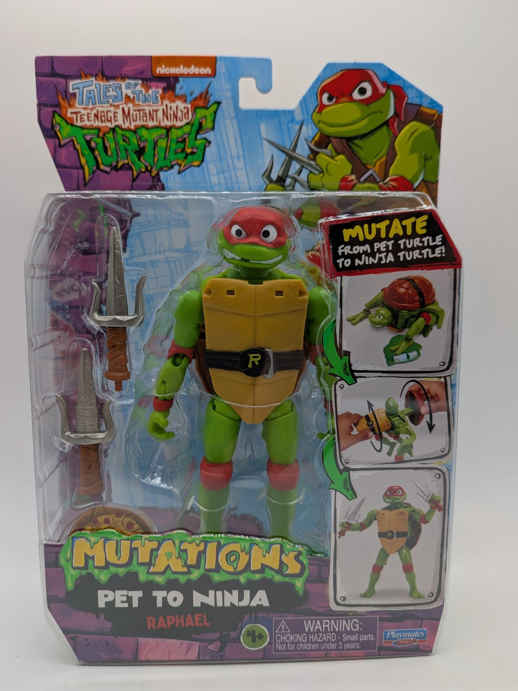 Playmates 2024 Tales of the Teenage Mutant Ninja Turtles Mutations Pet to Ninja 