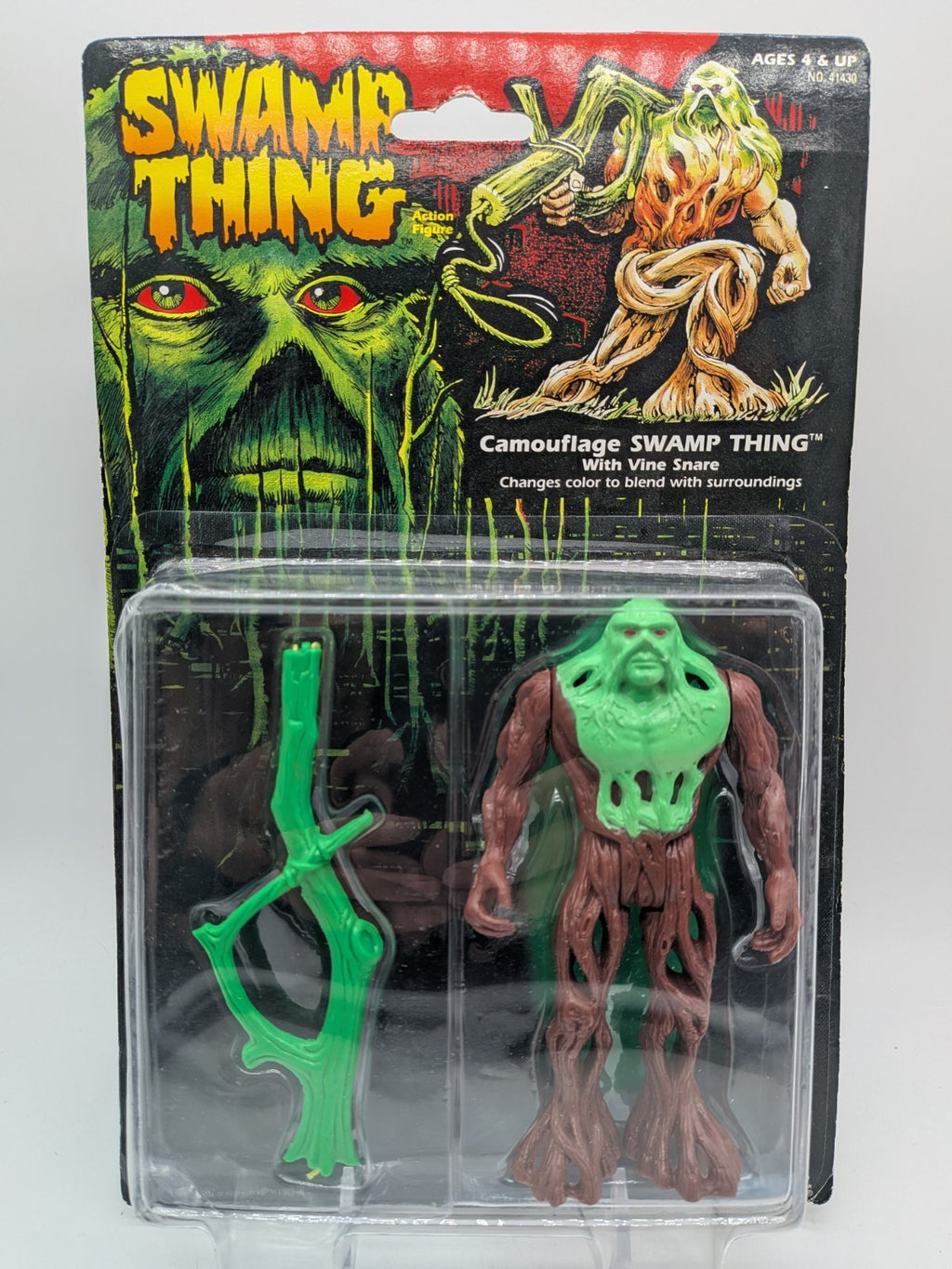 Kenner 1990 Swamp Thing Camouflage Swamp Thing Action Figure 