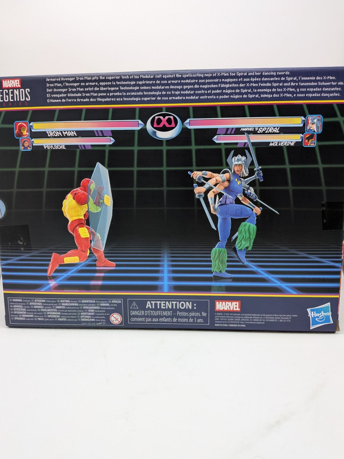 Hasbro 2026 Marvel Legends Marvel Games Iron Man vs. Marvel's Spiral 2-Pack