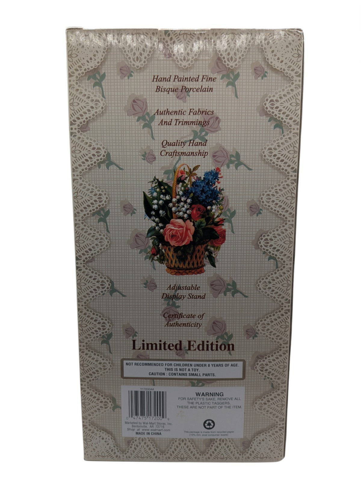 Collector's Choice Genuine Fine Bisque Porcelain Doll Limited Edition 