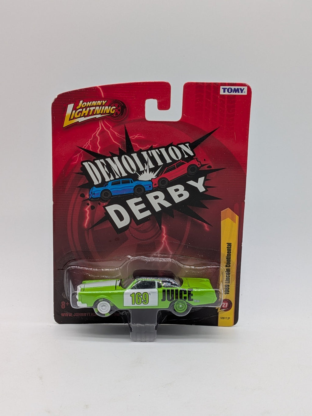 Johnny Lightning 2012 Demolition Derby 1969 Lincoln Continental Diecast Car