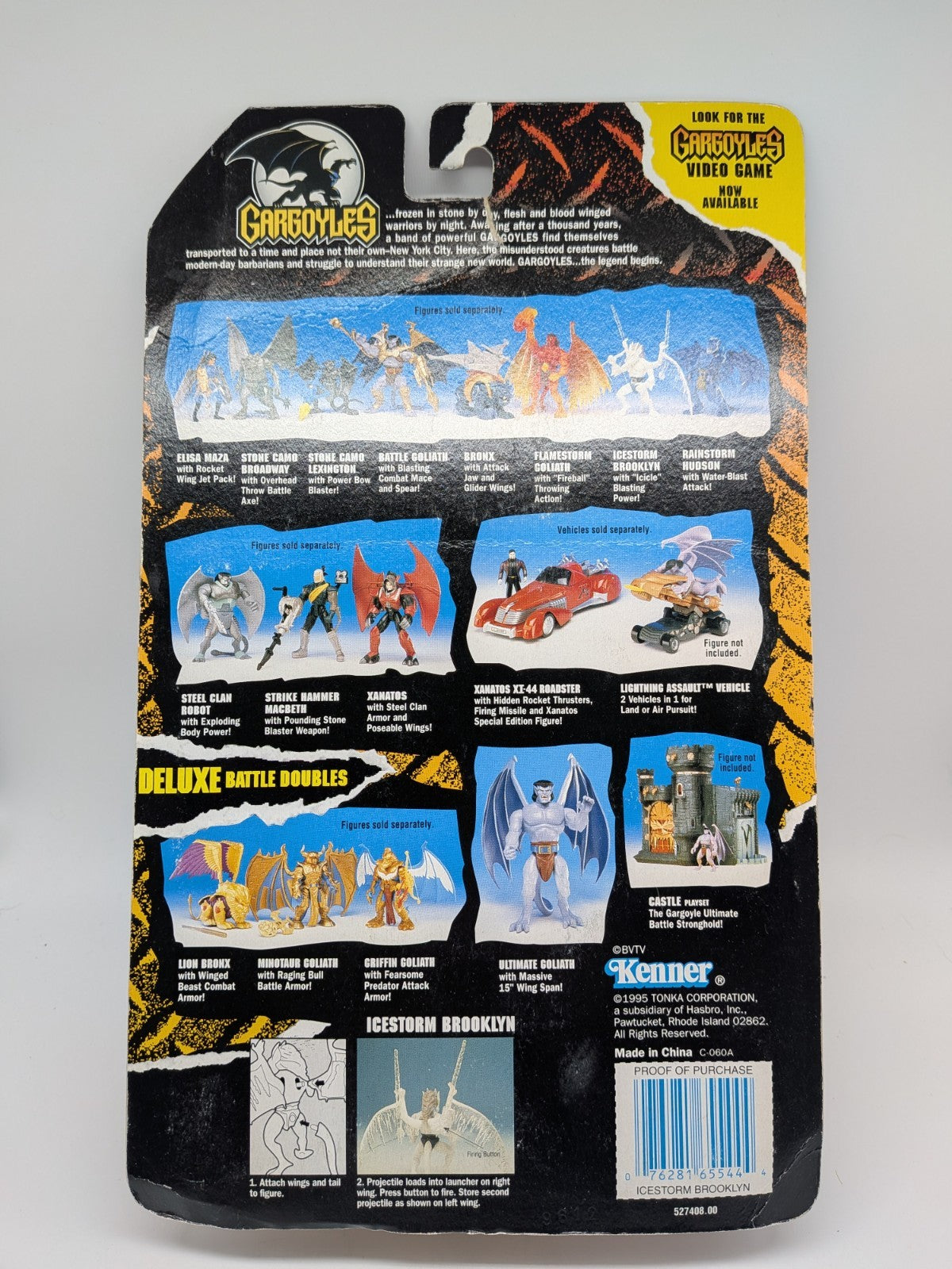Kenner 1995 Gargoyles Icestorm Brooklyn Action Figure 
