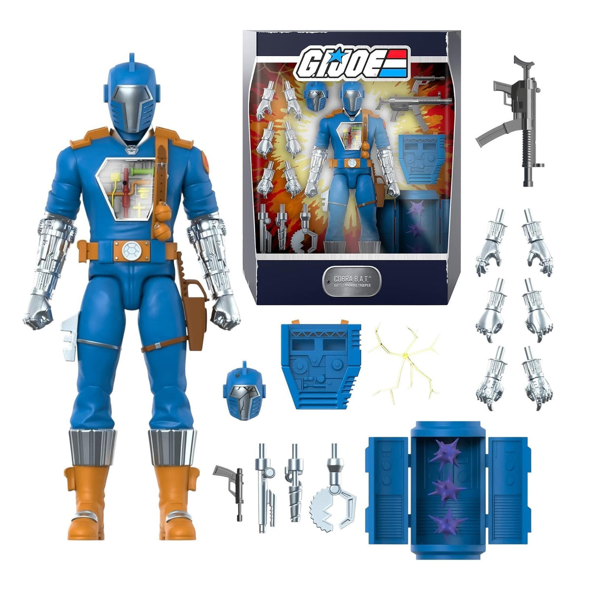 Super7 2022 G.I. Joe ULTIMATES! Cobra B.A.T. Action Figure 