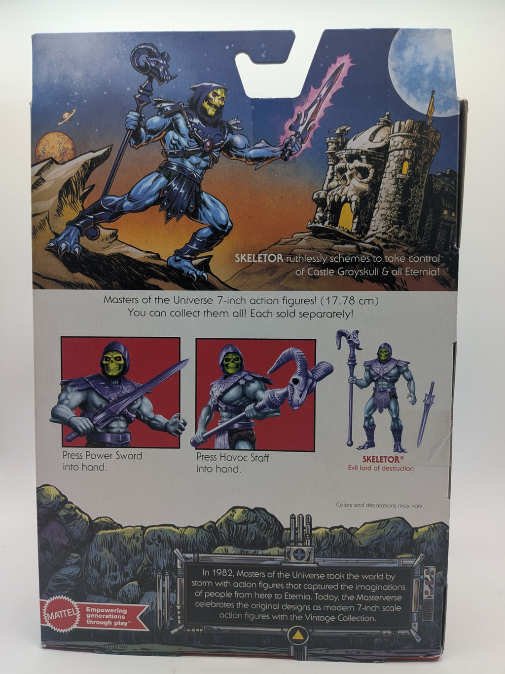 Mattel 2024 Masters of the Universe Masterverse Vintage Collection Skeletor