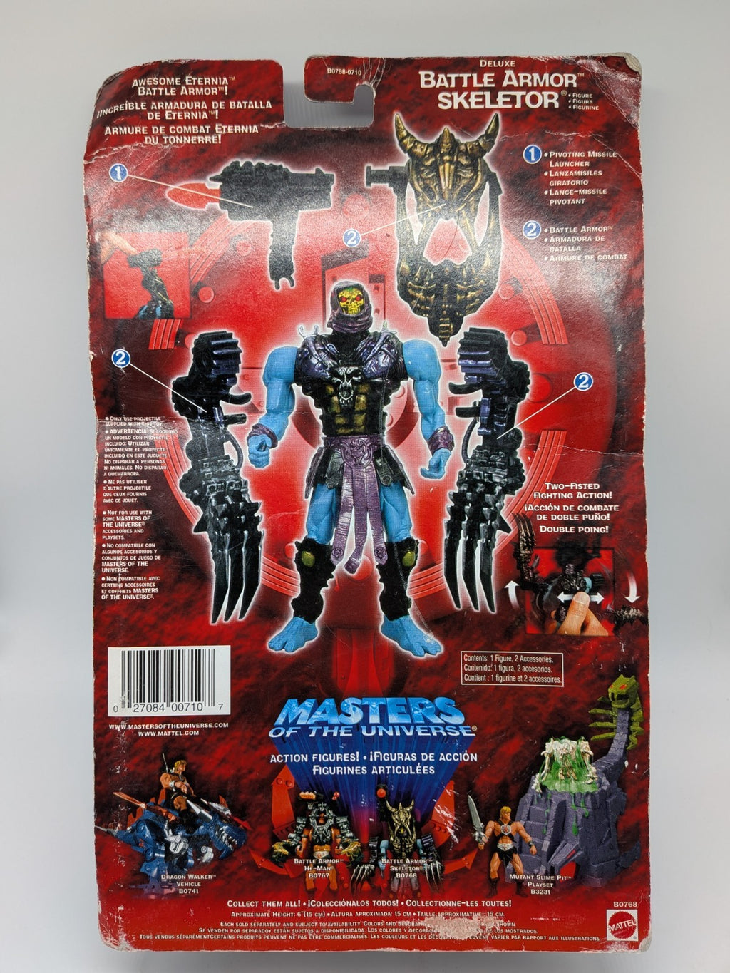 Mattel 2003 Masters of the Universe Deluxe Battle Armor Skeletor Action Figure 
