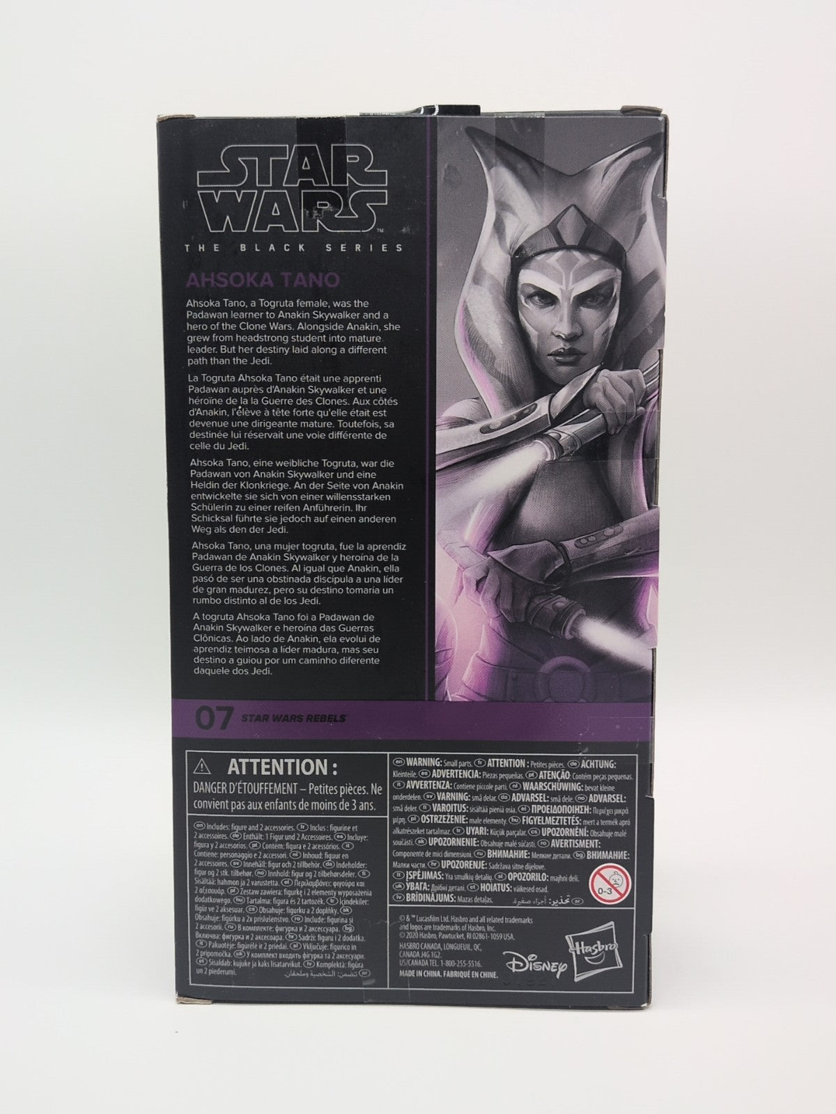 Hasbro 2020 Star Wars The Black Series Rebels Ahsoka Tano Action Figure