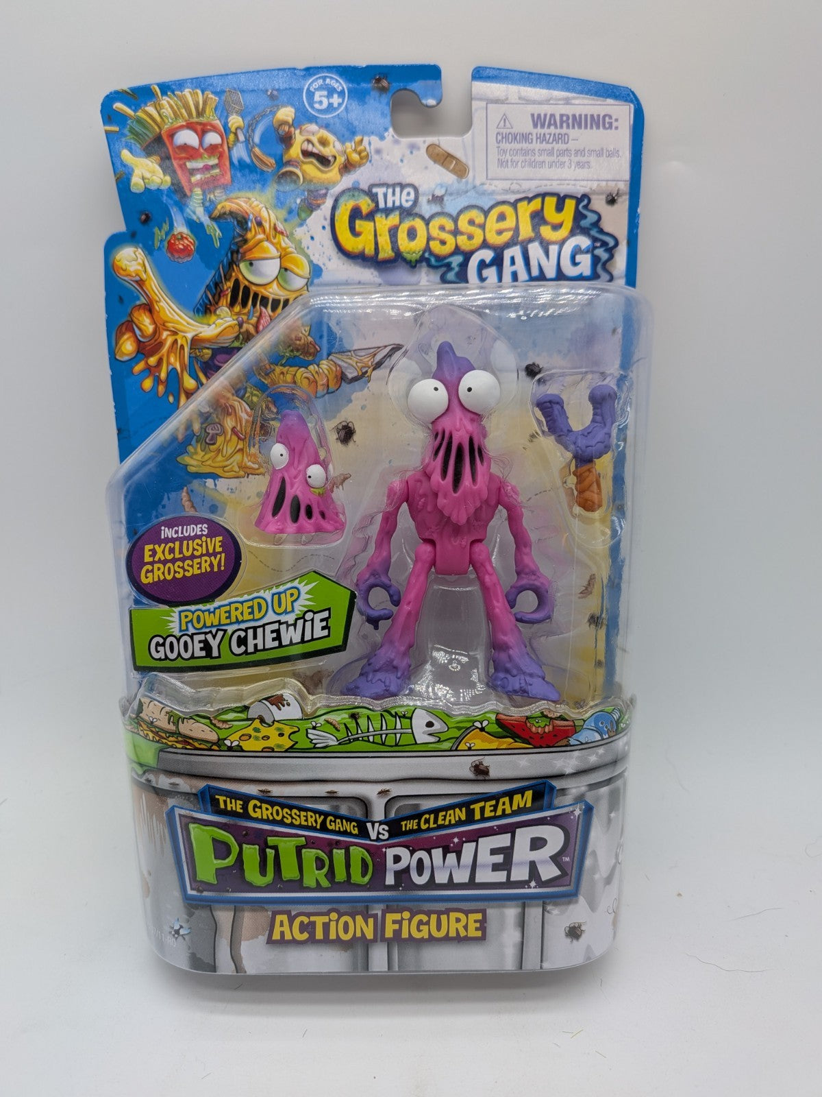 Moose Toys 2017 The Grossery Gang Putrid Power Powered Up Gooey Chewie
