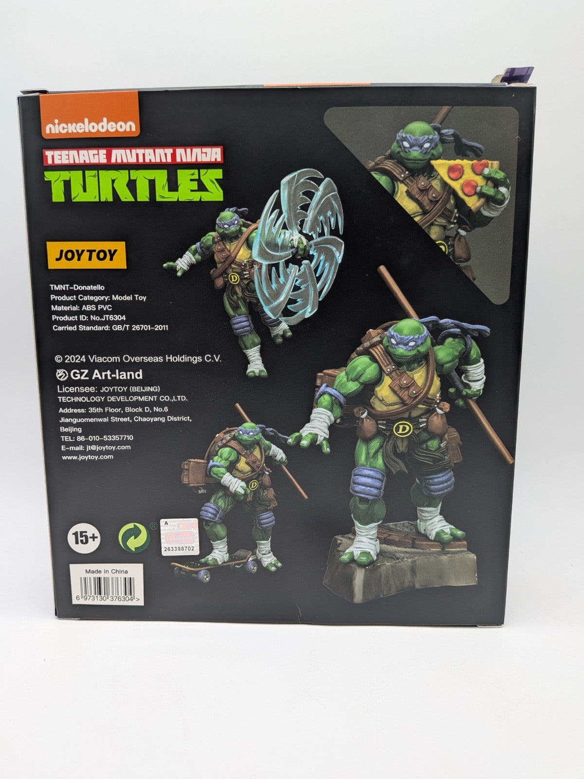 Joy Toy 2024 Teenage Mutant Ninja Turtles Donatello 1:18 Action Figure 