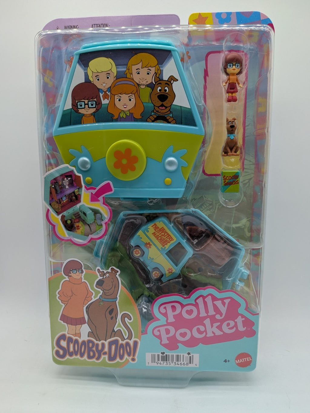 Mattel 2026 Polly Pocket Scooby-Doo! Mystery Machine Playset