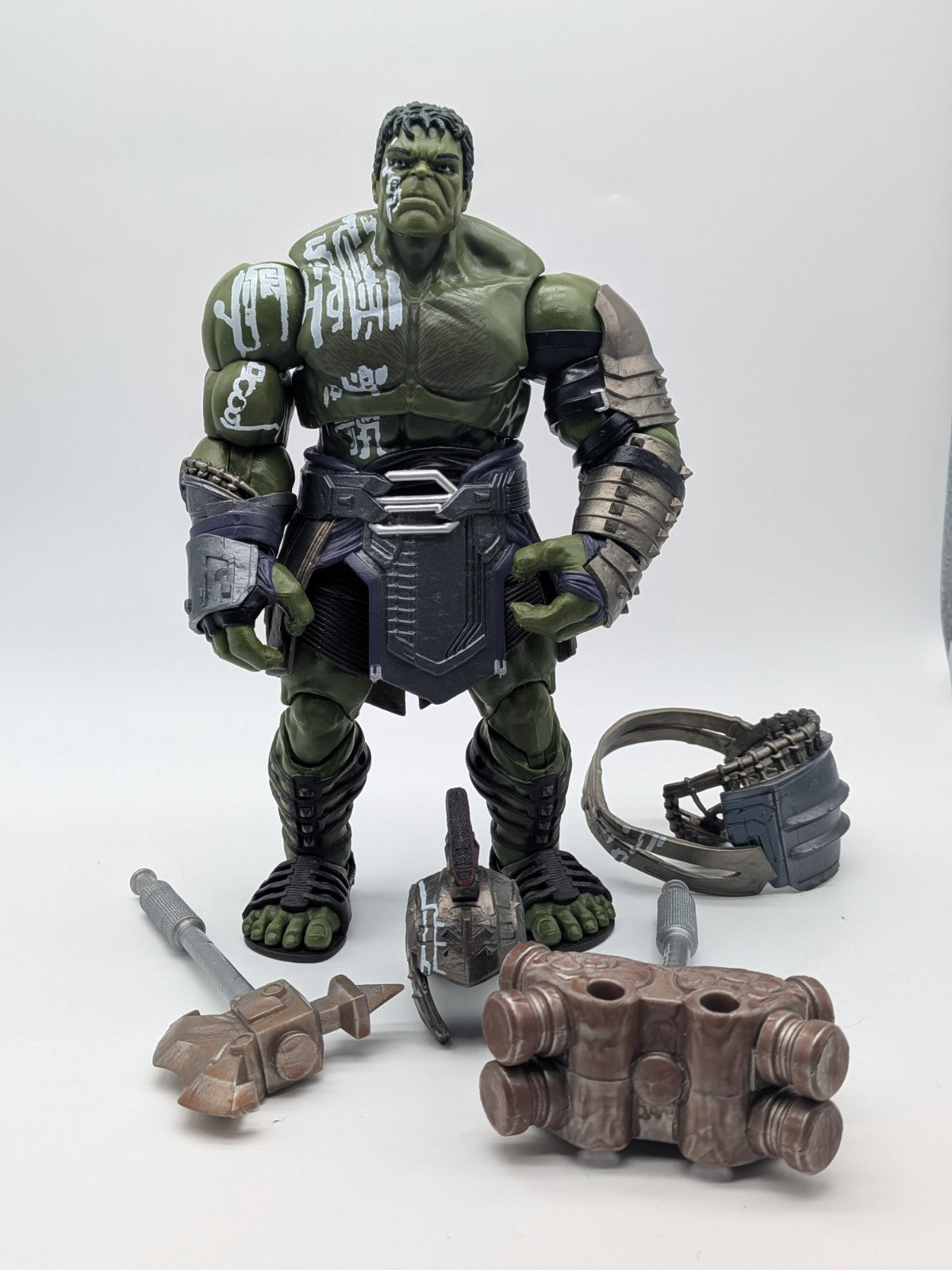 Hasbro 2017 Marvel Legends Gladiator Hulk Build a Figure BAF - Near Complete 
