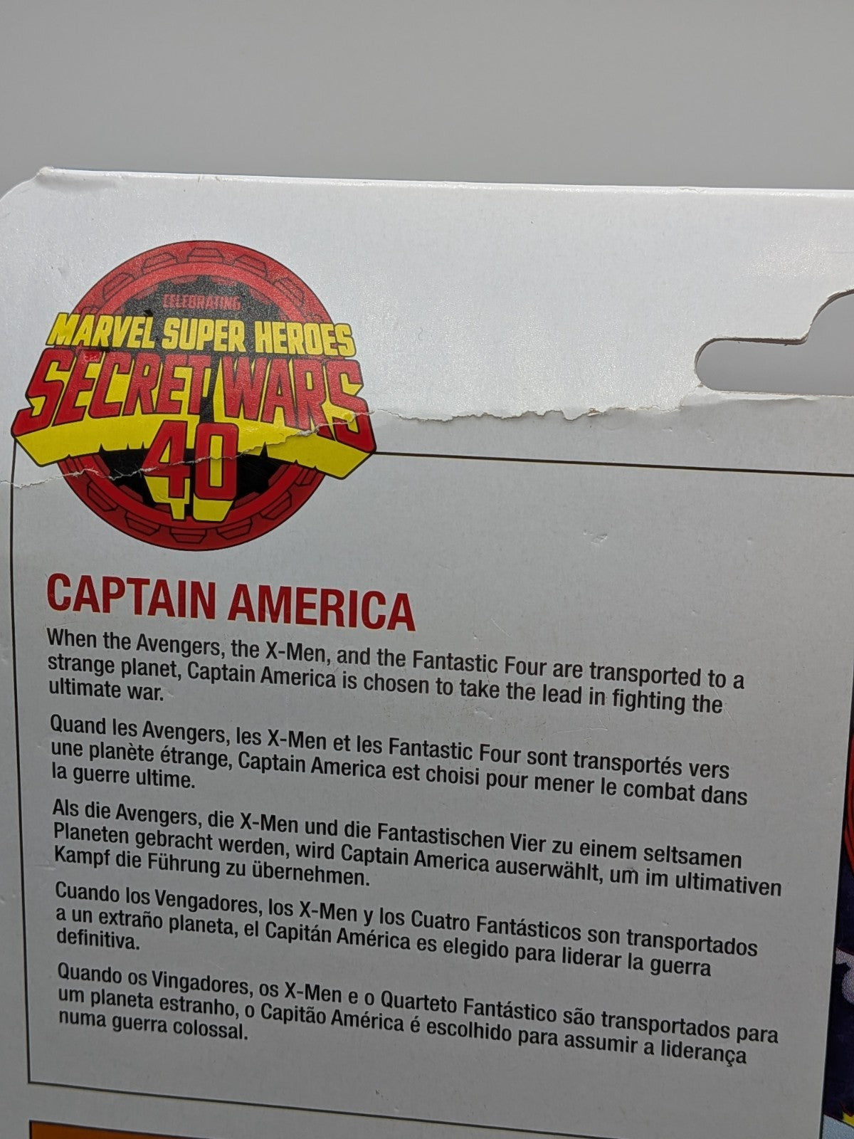 Hasbro (2024) Marvel Legends Secret Wars Captain America 6" Figure 