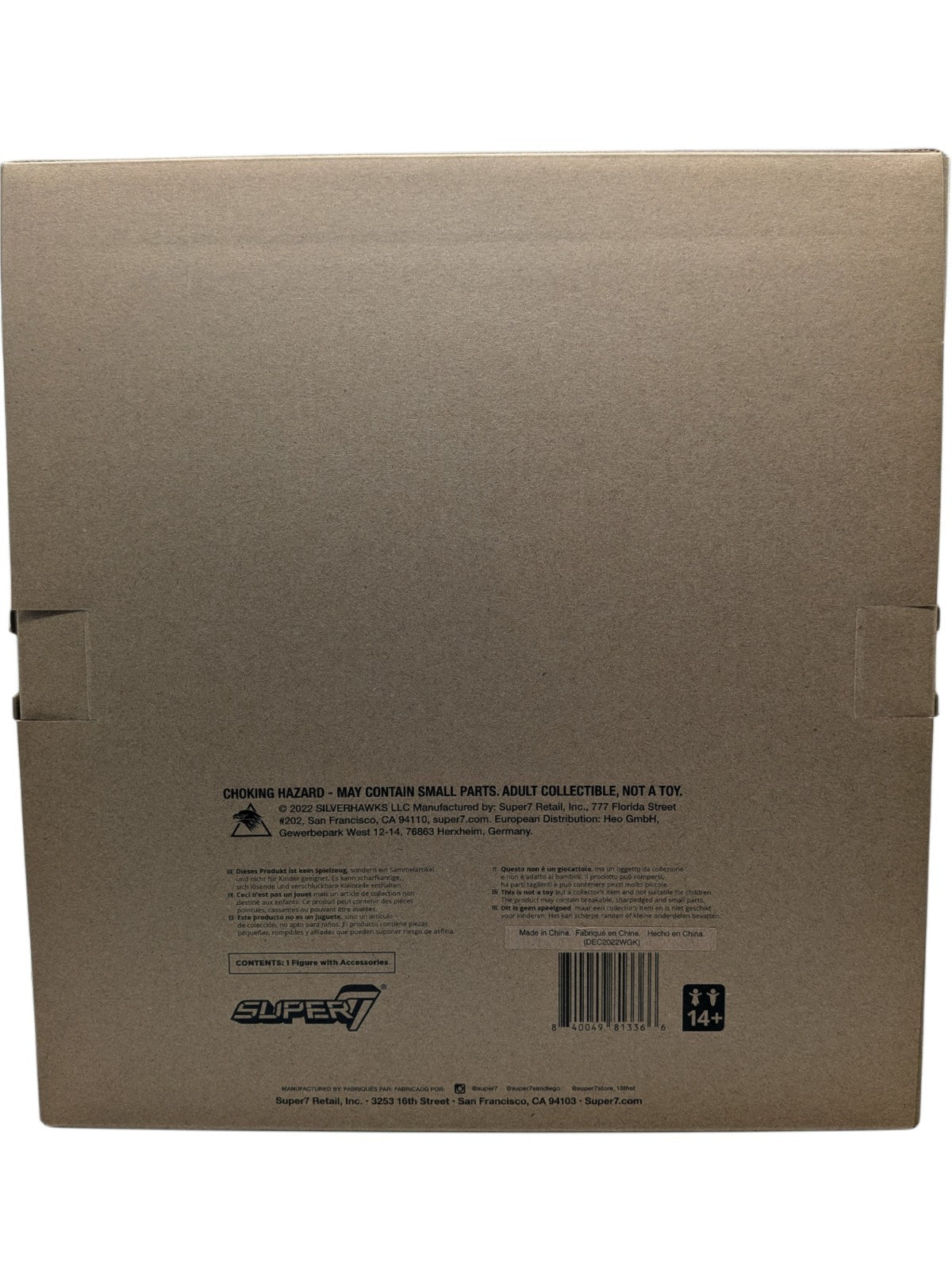 Super7 2022 SilverHawks Ultimates Buzz-Saw 7" Action Figure 