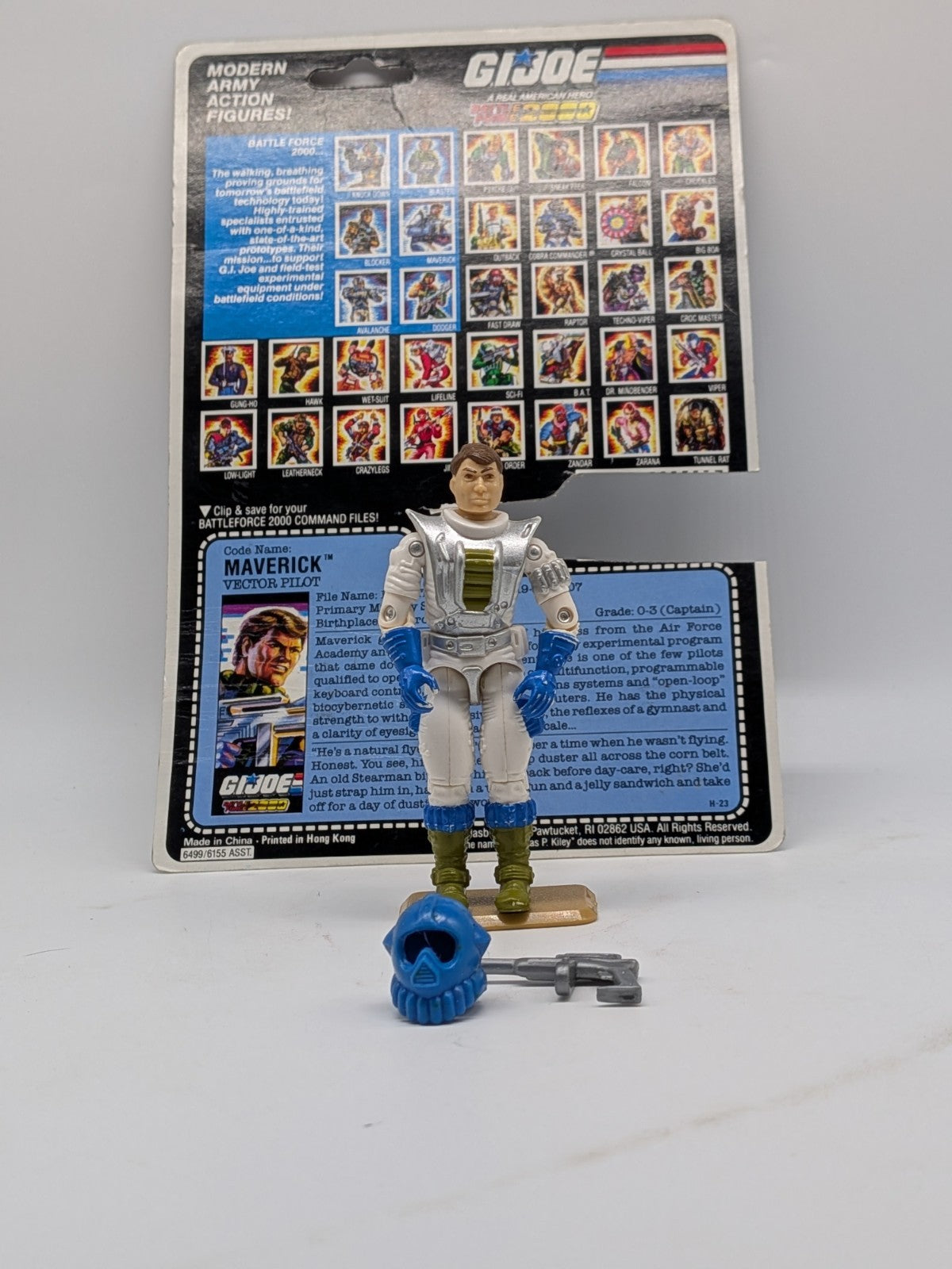 Hasbro 1987 G.I. Joe Battle Force 2000 Maverick Action Figure (Complete)