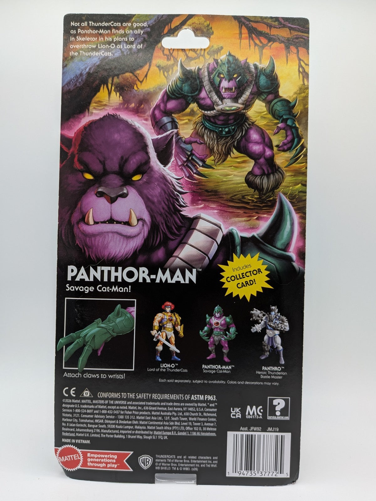 Mattel 2026 Masters of the Universe x ThunderCats Panthor-Man Action Figure 