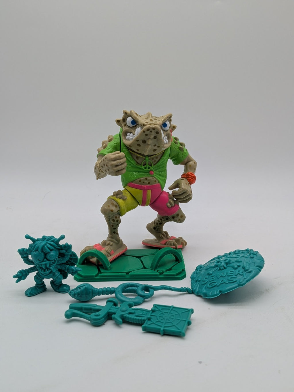 Playmates 1990 Teenage Mutant Ninja Turtles Napoleon Bonafrog  (Complete)