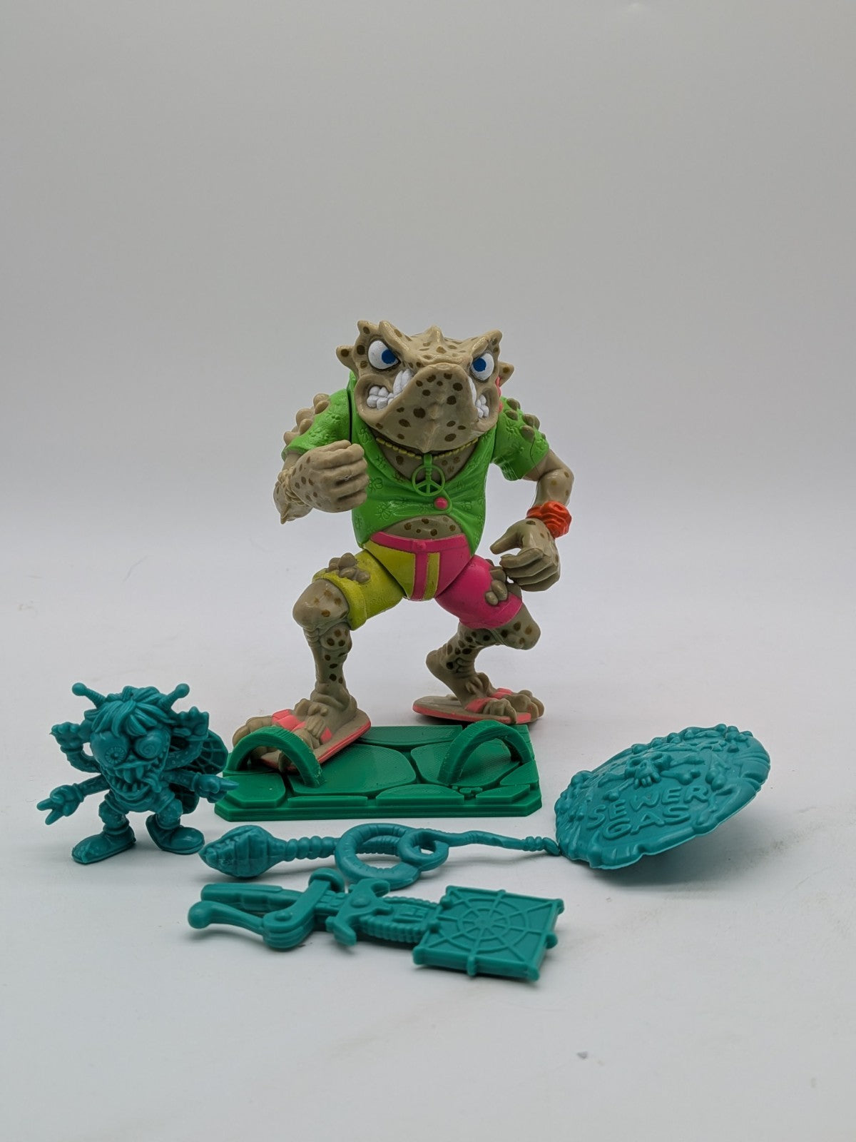 Playmates 1990 Teenage Mutant Ninja Turtles Napoleon Bonafrog  (Complete)