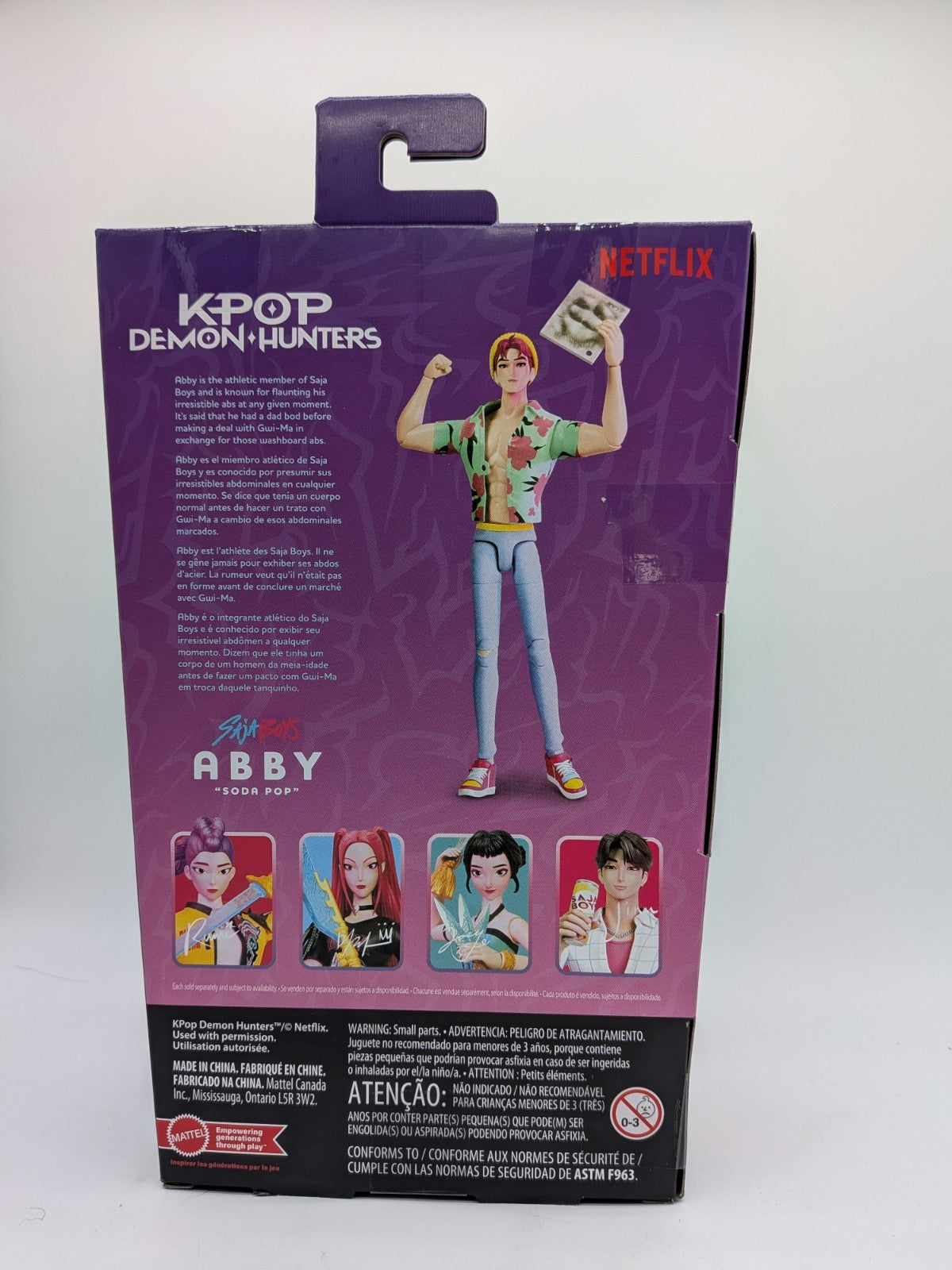 Mattel 2026 KPOP Demon Hunters Abby "Soda Pop" 6" Action Figure 