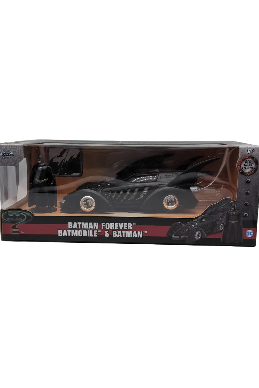 Jada Toys Batman Forever Batmobile & Batman Figure 1:24 Diecast