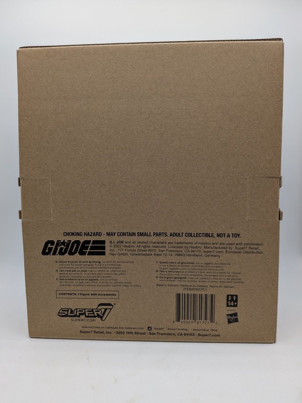 Super7 2022 G.I. Joe ULTIMATES! Cobra B.A.T. Action Figure 
