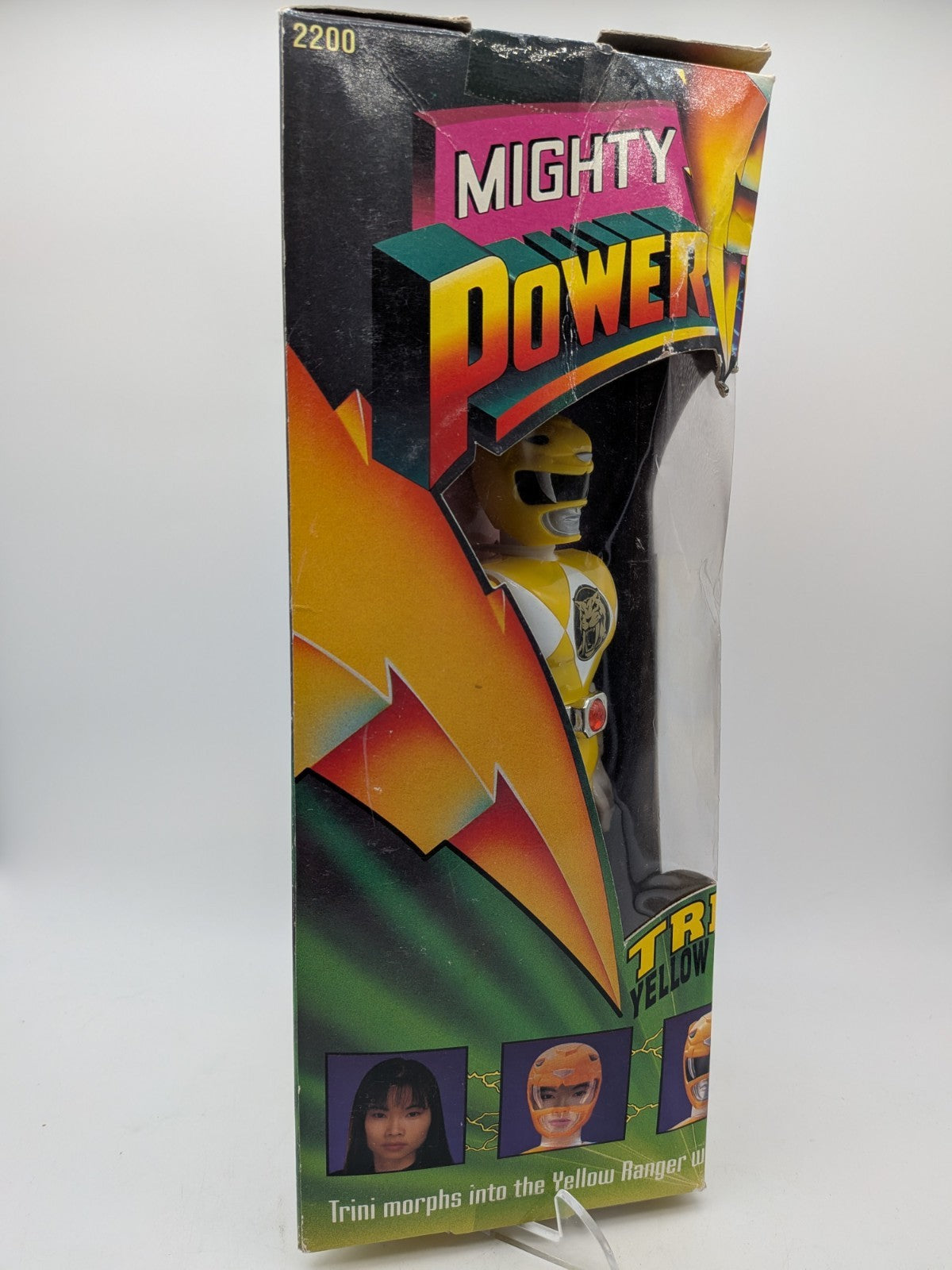 Bandai 1993 Mighty Morphin Power Rangers Trini Yellow Ranger 8" 