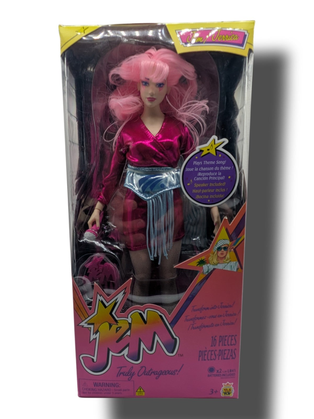 The Loyal Subjects 2025 Jem and the Holograms Jem/Jerrica 12" Doll