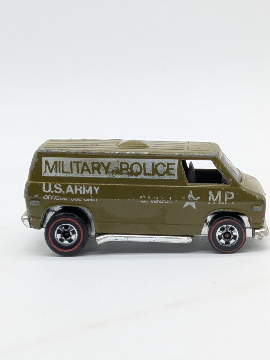 Mattel 1975 Hot Wheels Flying Colors Military Police Van Diecast Car