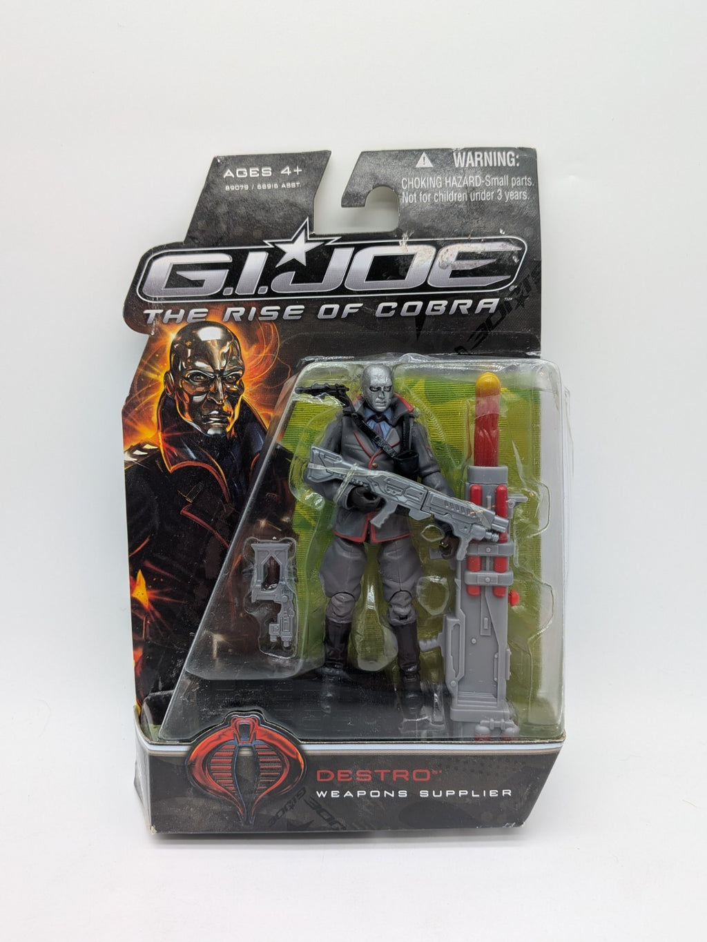 Hasbro 2009 G.I. Joe: The Rise of Cobra Destro (Weapons Supplier) Action Figure 