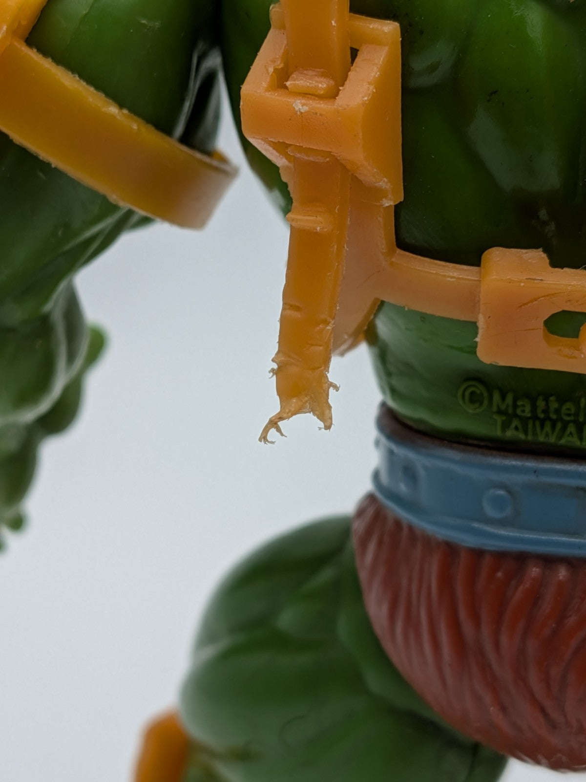 Mattel 1982 Masters of the Universe Man-At-Arms Red Dot Variant - Complete 