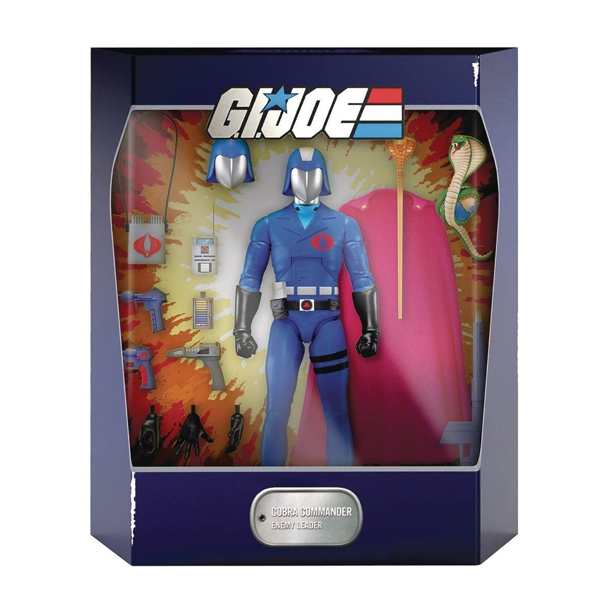Super7 2022 G.I. Joe ULTIMATES! Cobra Commander Action Figure 