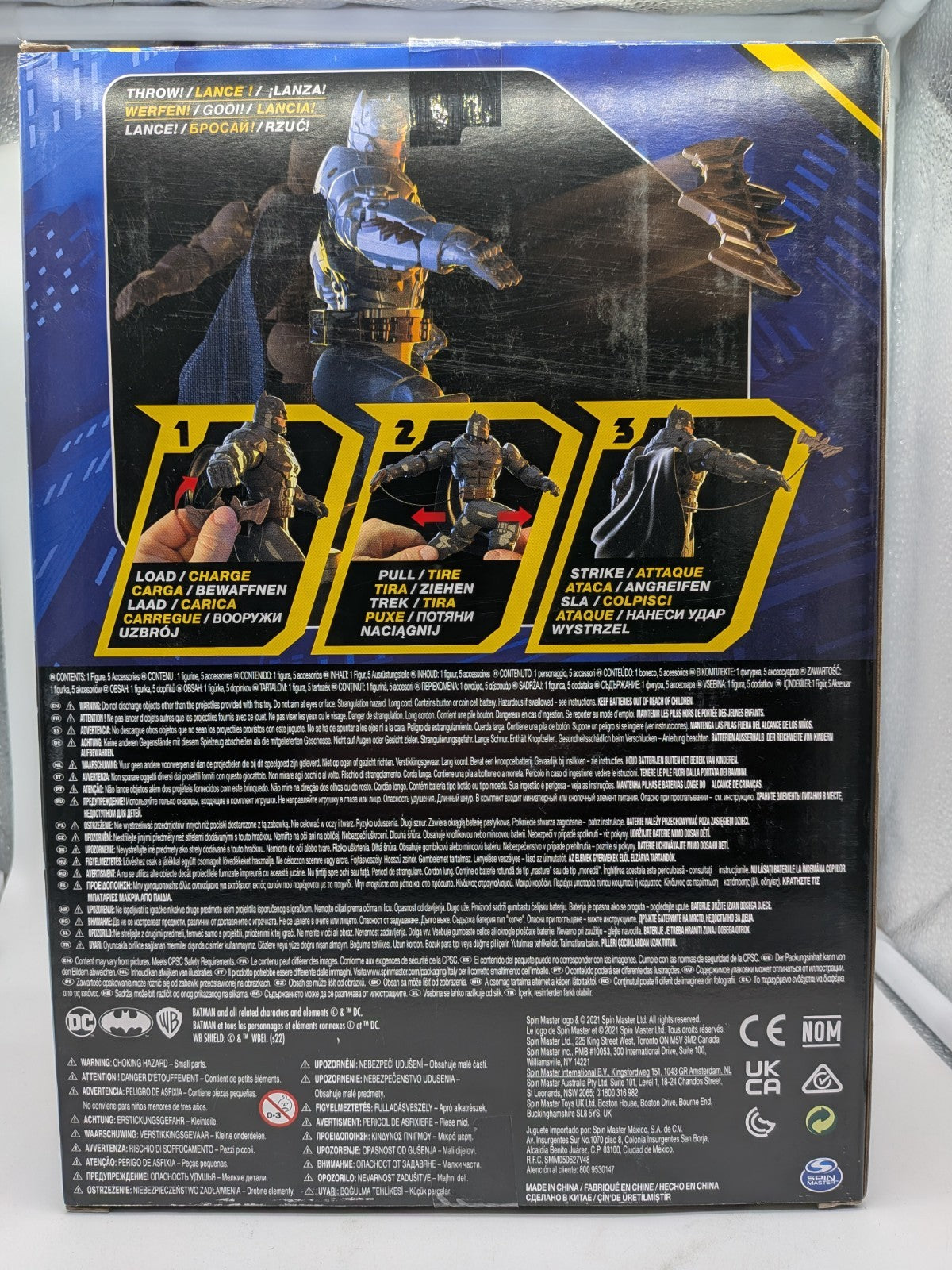 Spin Master 2021 DC Batman Battle Strike 12" Action Figure