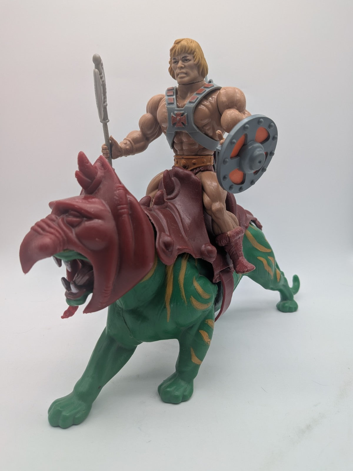 Mattel 1982 Masters of the Universe He-Man and Battle Cat Set (Complete) w/Comic