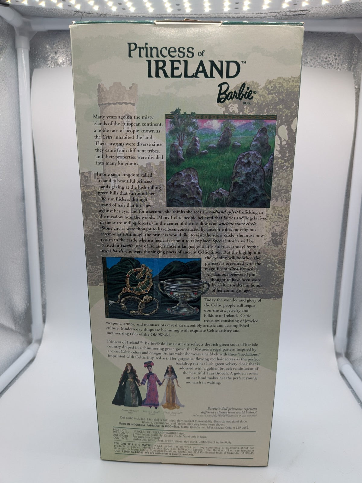 Mattel 2001 Dolls of the World  Princess Collection Princess of Ireland Barbie