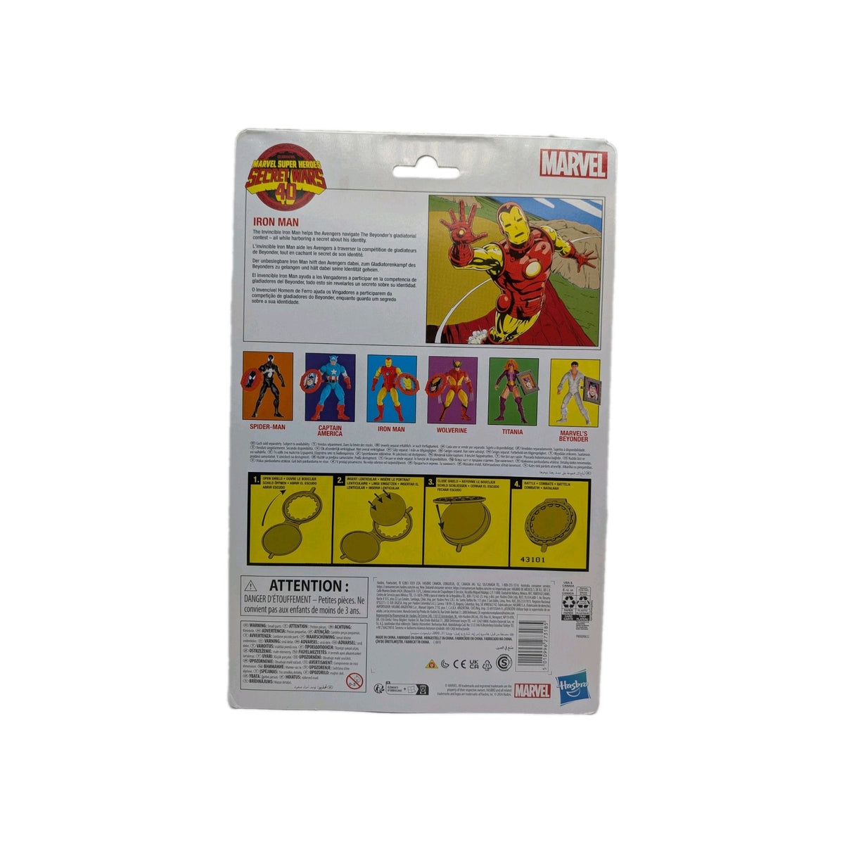 Hasbro (2024) Marvel Legends Secret Wars Iron Man 6 Inch Action Figure 