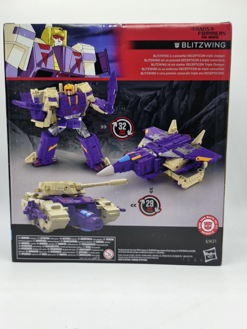 Hasbro 2026 Transformers Studio Series '86 Blitzwing Figure 