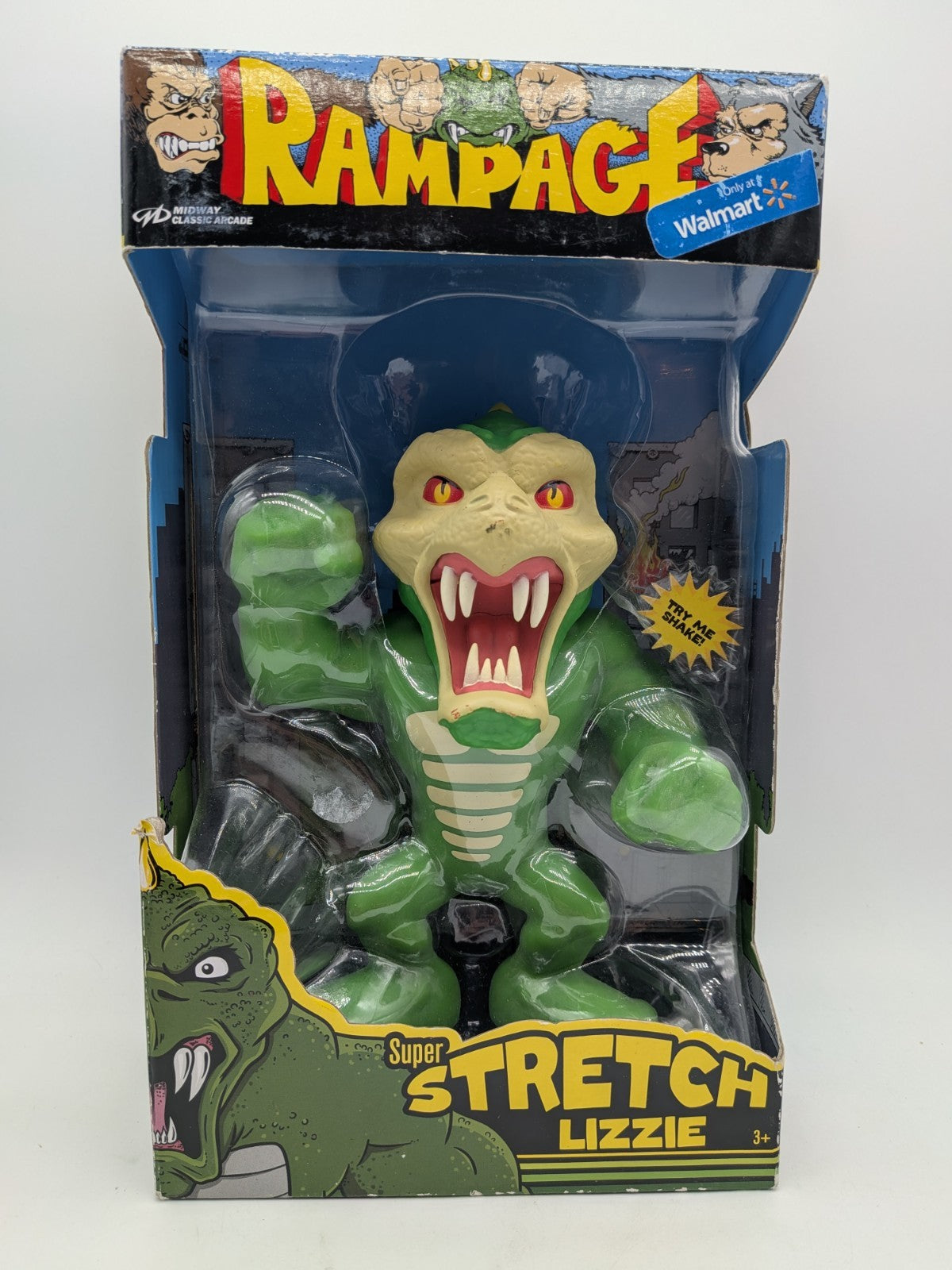 Lanard 2018 Rampage Super Stretch Lizzie Walmart Exclusive Figure
