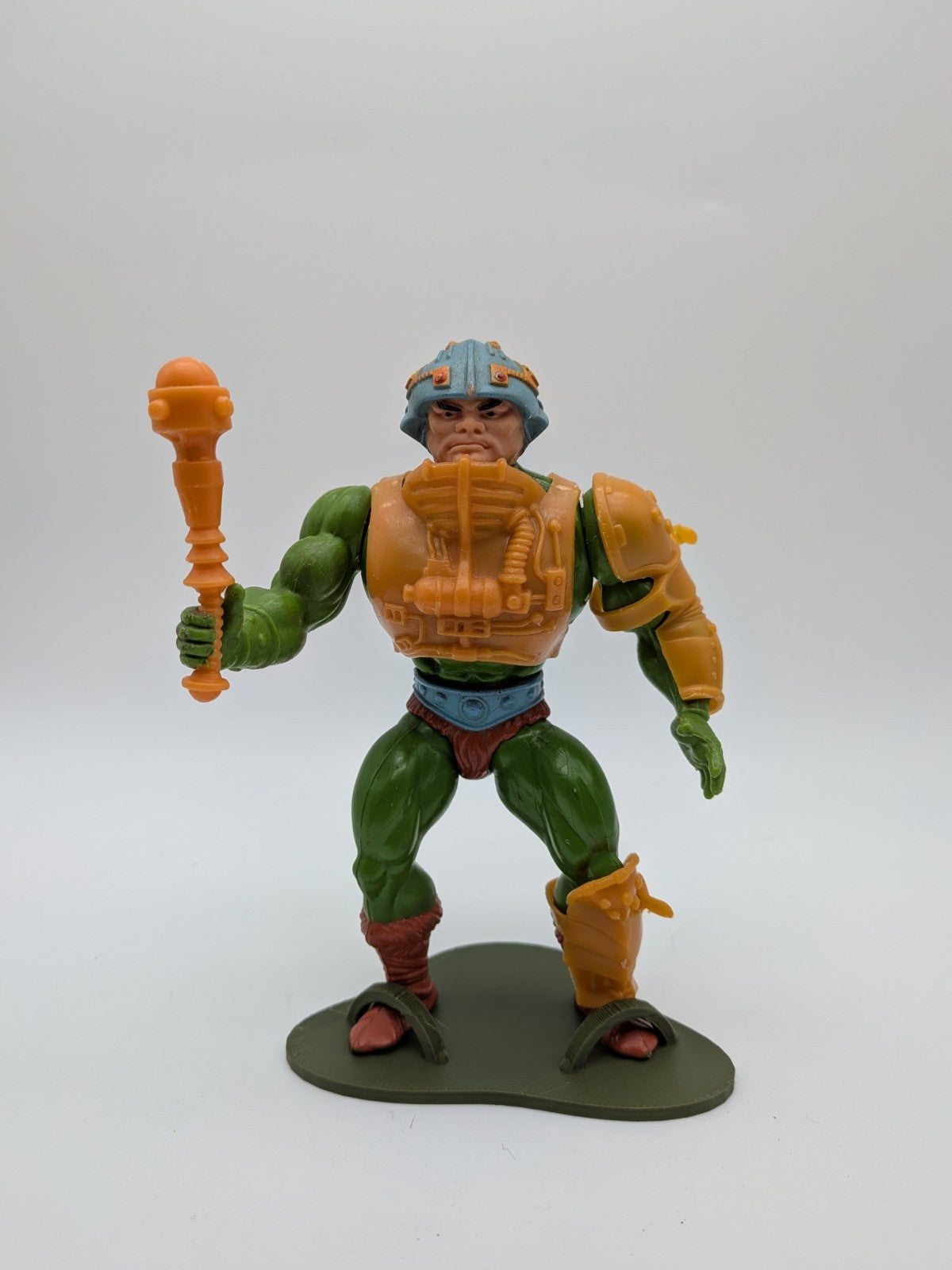 Mattel 1982 Masters of the Universe Man-At-Arms Red Dot Variant - Complete 