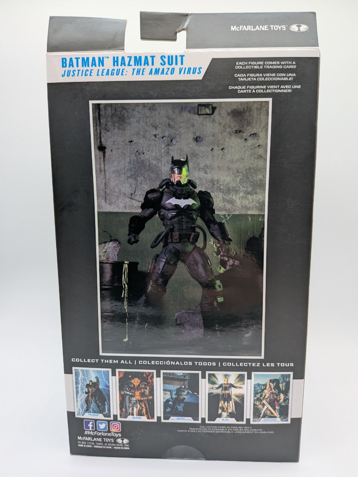 McFarlane 2021 DC Multiverse Justice League Amazo Virus Batman Hazmat Suit