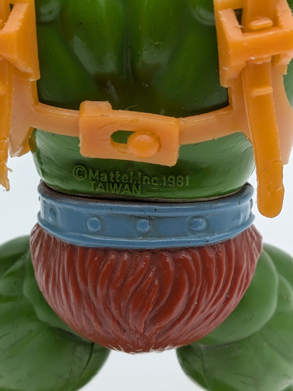 Mattel 1982 Masters of the Universe Man-At-Arms Red Dot Variant - Complete 